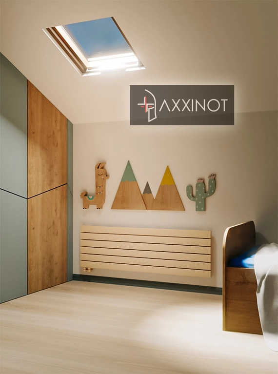 Axxinot Adero Z 2250 - горизонтальный трубчатый радиатор шириной 2250 мм