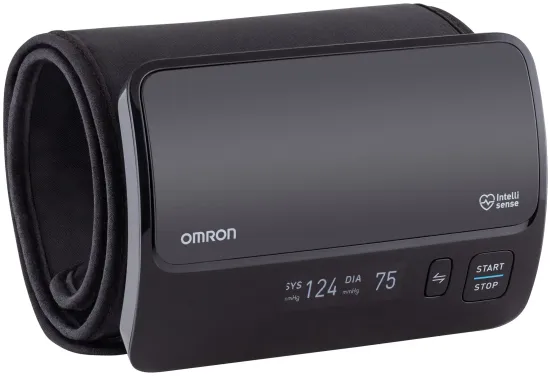 Тонометр Omron автоматический на плечо EVOLV, манжета Intelli Wrap 22-42 см, подключения к смартфону, HEM-7600T-E
