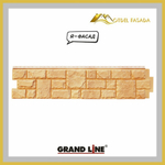 Панель фасадная Grand Line Я -ФАСАД  Екатерининский камень Жемчуг 0,39м2
