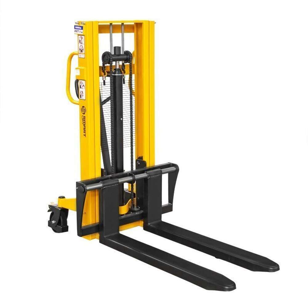 Ручной гидравлический штабелер SDJ 1520 (1500 кг; 2 м; вилы 310-830 мм) SMARTLIFT (SMART)