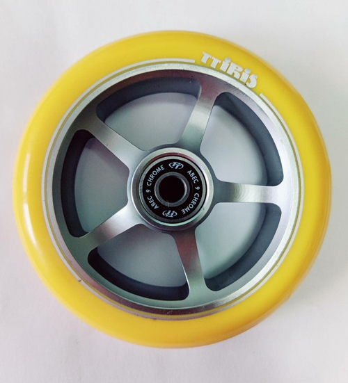 Колесо для самоката X-Treme 110*24 мм,  Iris, yellow