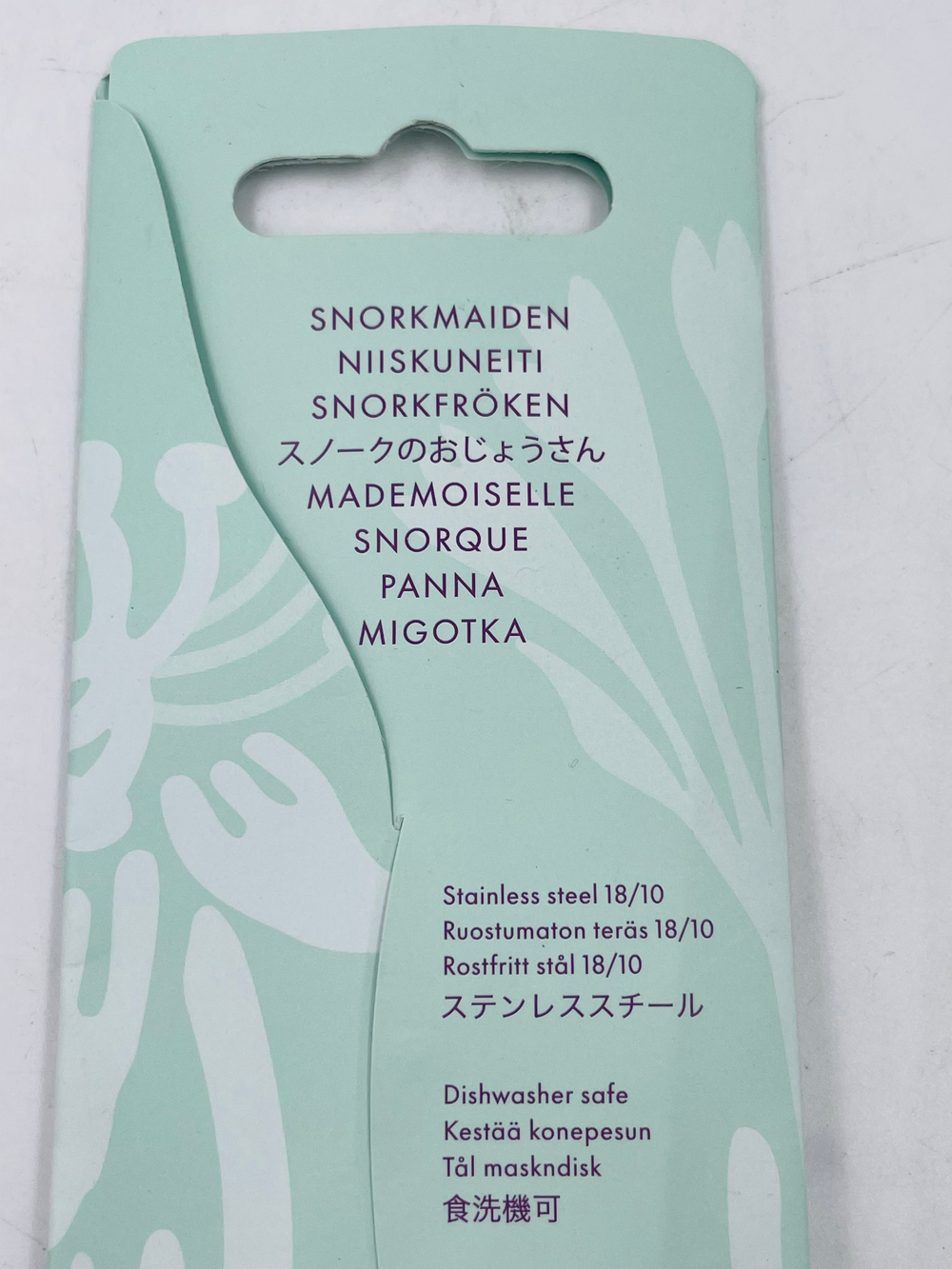 Ложка чайная Moomin Snorkmaiden, 1 шт., из нержавеющей стали (из Финляндии)