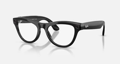 Умные очки Ray-Ban Meta Skyler Gen 2 (RW4014) Shiny Black/Clear Blue-Violet Light Filter S52 T150