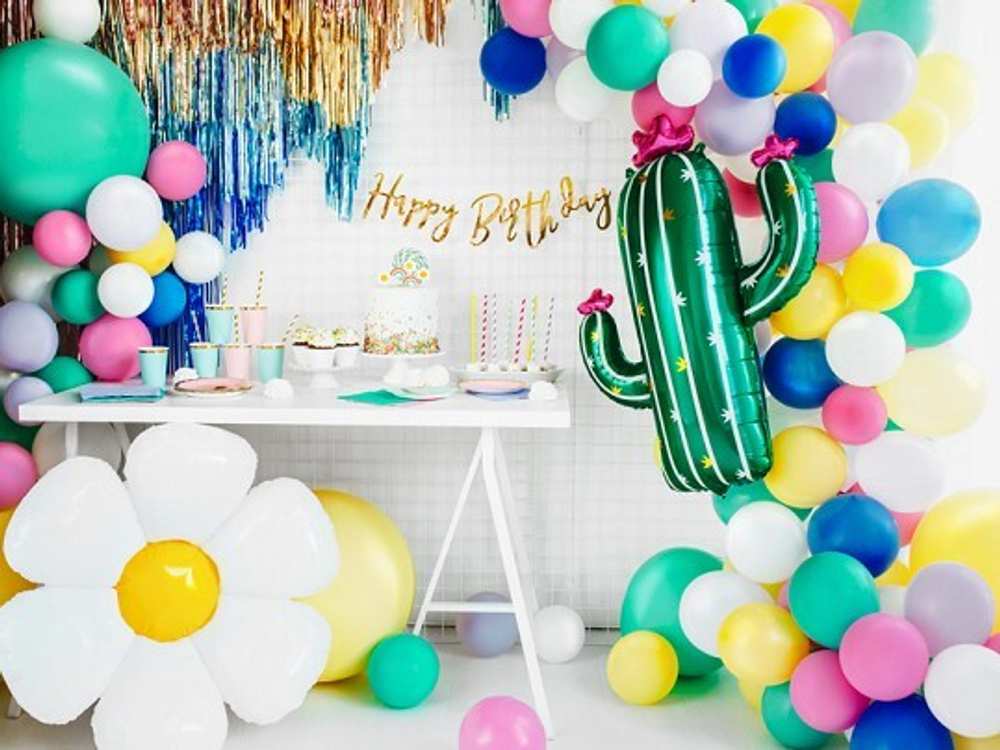 Гирлянда "С Днем Рождения" [Happy Birthday] (золото) 62 см