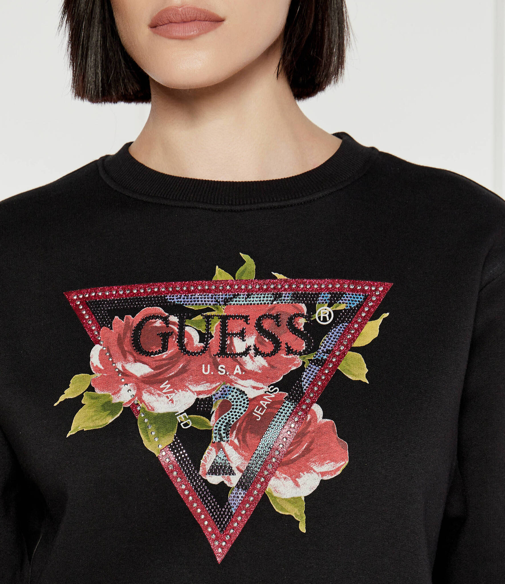 Худи GUESS - черный(W4YQ26 K9Z21)