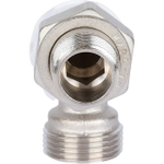 Клапан термостатический осевой STOUT - 1/2" x 3/4"EK (НР/НГ американка, PN10, Tmax 110°C)