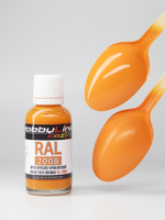 Краска лаковая HobbyLink RAL-2008 Ярко-красно-оранжевый RL-2008