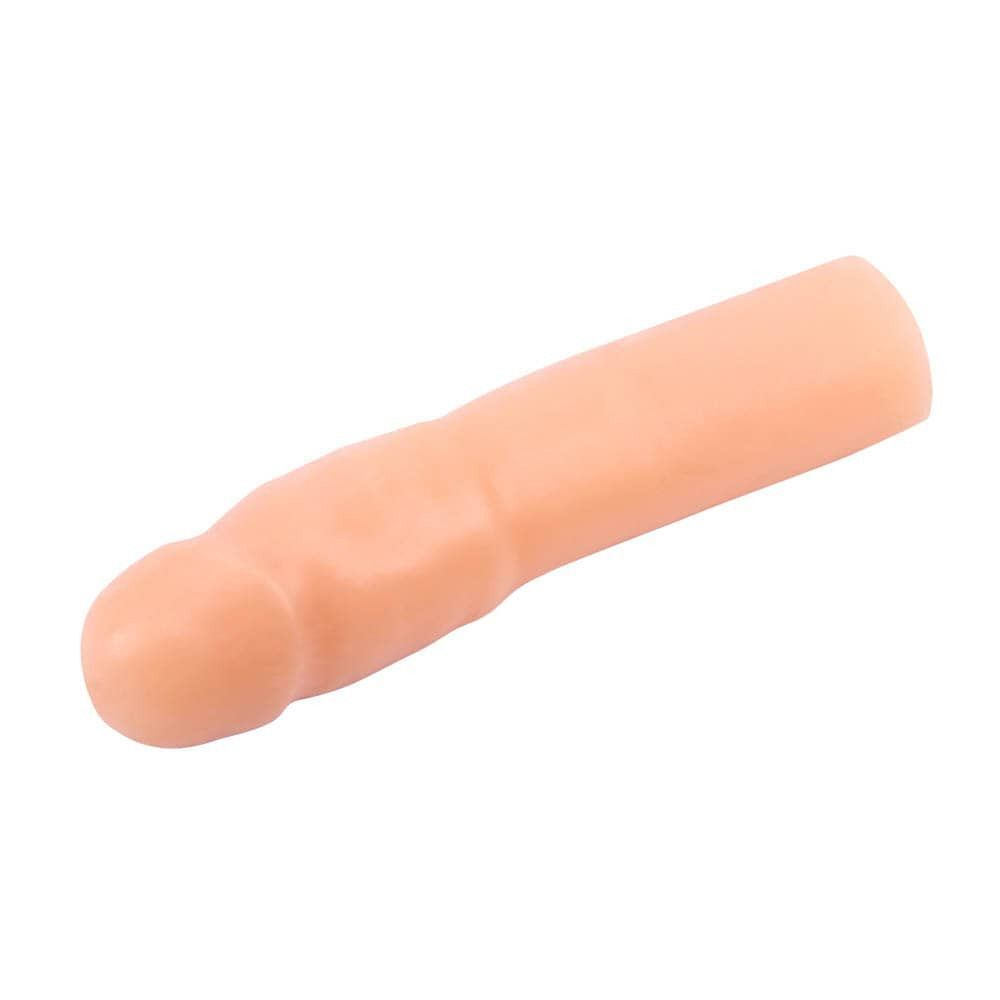 Телесная насадка-удлинитель Real Feel Sleeve - 16,8 см. (Цвет: телесный)