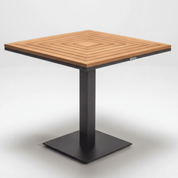 Стол обеденный ЭГМОНТ из тика 80x80