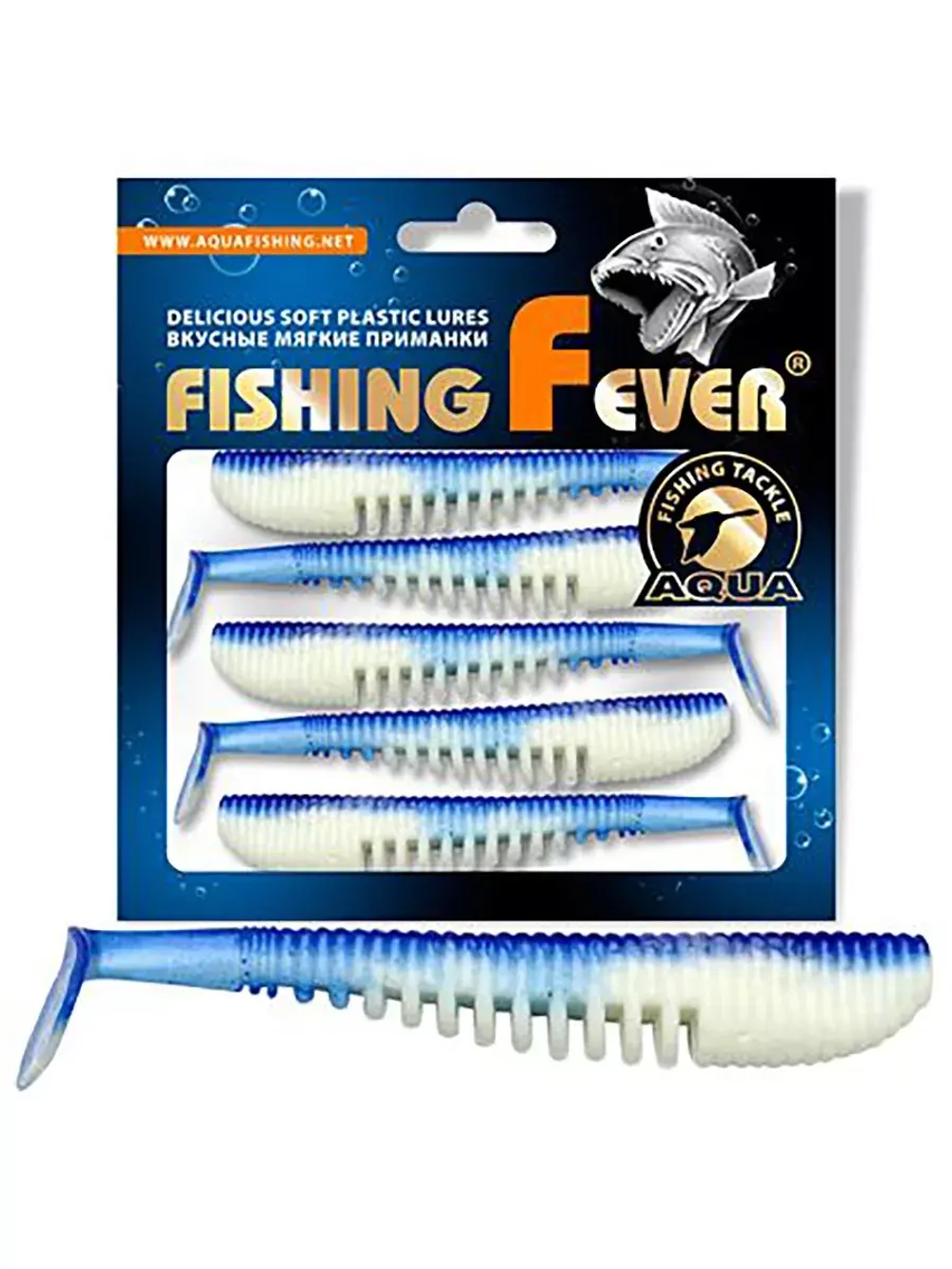 Мягкая приманка риппер FishingFever 7,0cm,3,0g,2 уп. по 5 шт