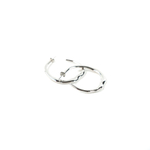 Серьги КОЛЬЦА silver
