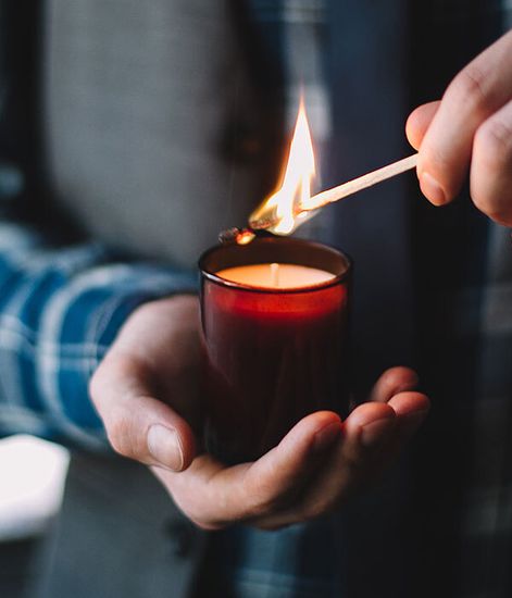 Hashish, свеча Woodblock, Kobo Candles