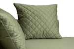 Диван Garda Decor-Кушетка Сорренто (Sorrento) правая велюр оливковый Colt1002-OLIV 180*98*88 см