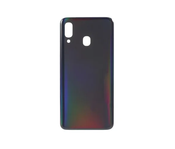 Задняя крышка для Samsung Galaxy A40 A405 (Перламутр черная)