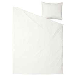 IKEA ÄNGSLILJA  (ИКЕА ЭНГСЛИЛЙА)  -  Пододеяльник и наволочка - белый 150x200/50x60 см