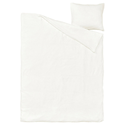 IKEA SCHERSMIN  (ИКЕА ШЕРСМИН)  -  Пододеяльник и наволочка - белый 150х200/50х60 см