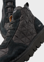 Ботинки PANCHIC Ankle Boot Quilted Nylon Suede Faux Fur