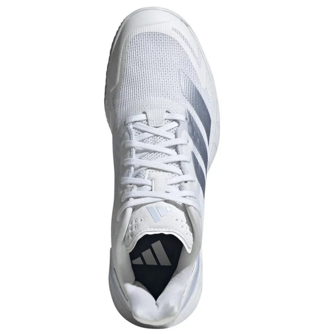 Женские теннисные кроссовки Adidas Defiant Speed 2 W Clay - white/crystal sky/core black