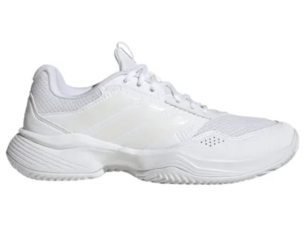Женские теннисные кроссовки Adidas GameCourt 3 W Clay - footwear white/zero metallic/footwear white