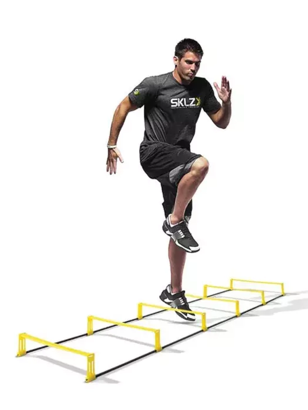 Координационная лестница дорожка со скоростными барьерами 2 в 1 SKLZ Elevation Ladder