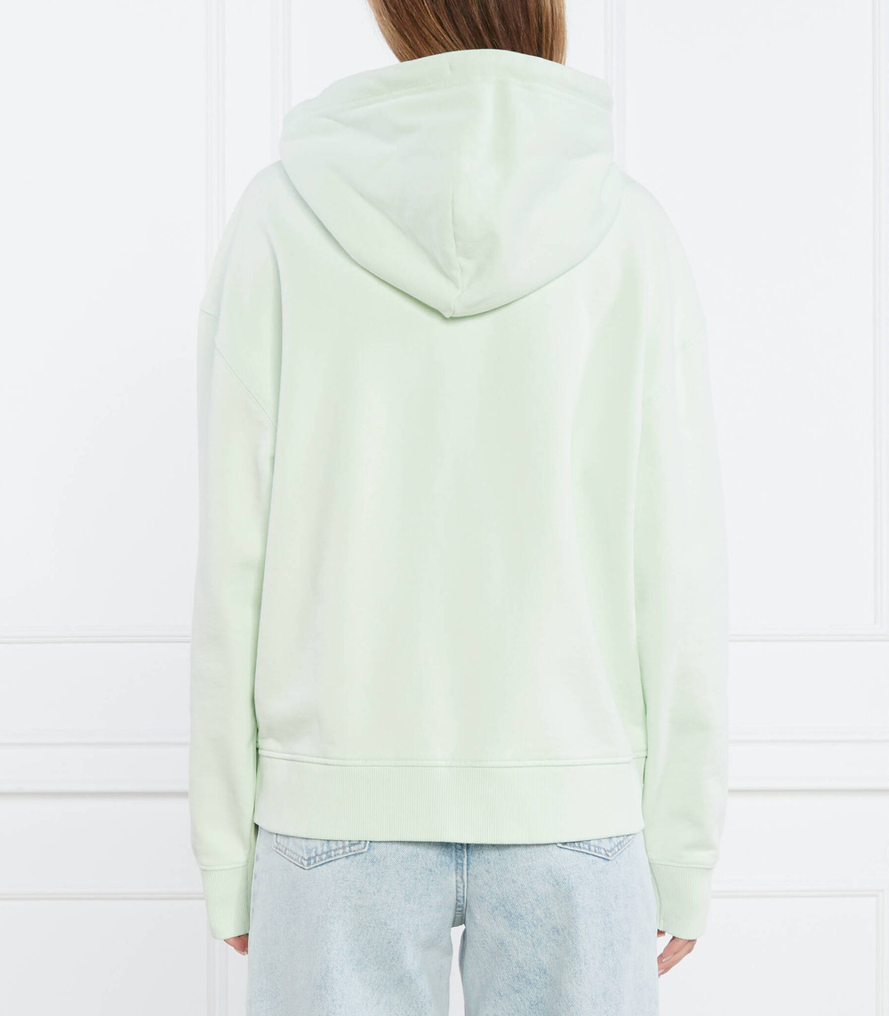Худи TJW RLX XS BADGE ZIP TRHU Tommy Jeans - зеленый(DW0DW15748)