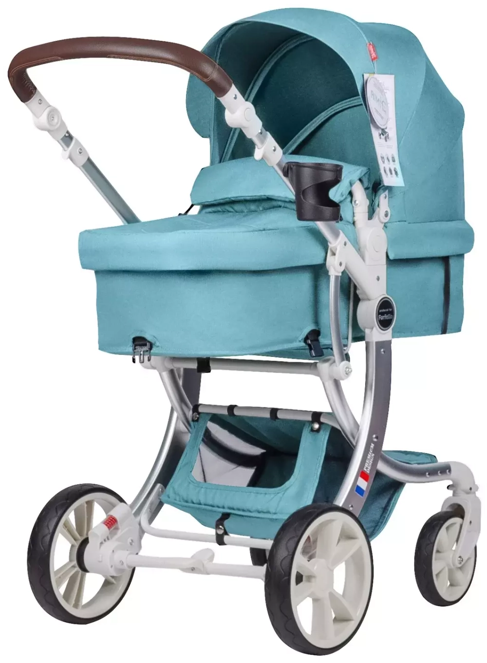 Коляска трансформер Aimile Original New Pearl (Капучино NDP-4)