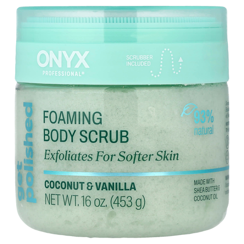 Onyx Professional, Get Polished, скраб для тела, кокос и ваниль, 453 г (16 унций)