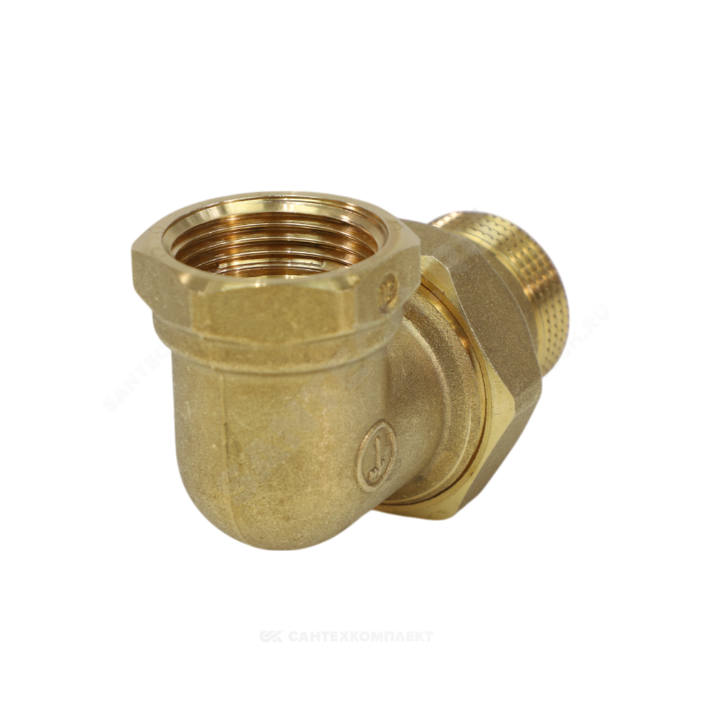 Соединитель латунь американка Ду 50 (2") угловой ВР/НР R19 Giacomini R19Y018