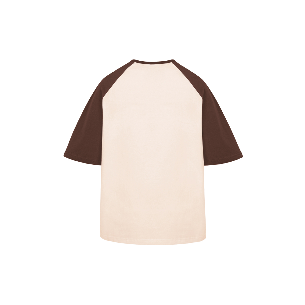 Футболка Called a Garment Kaybug "Cream + Сoffee Brown"