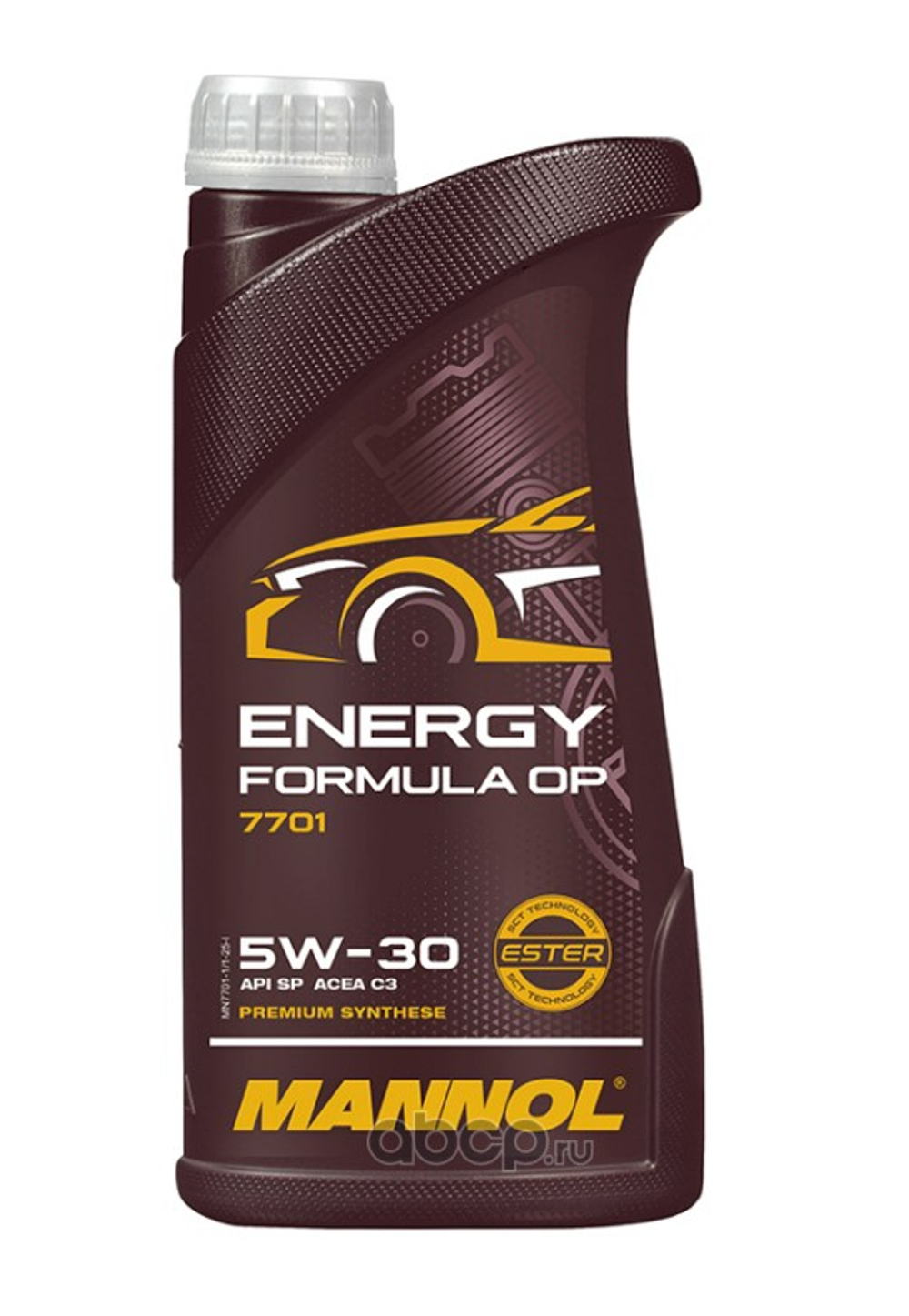 Масло моторное MANNOL 5W-30 Energy Formula OP(for Chevrolet Opel), API SN Plus ACEA C3 1л синт.