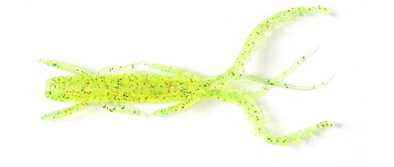 Виброхвосты съедобные LJ Pro Series HOGY SHRIMP 3.0in (7,6 см), цв. S15, 10 шт.