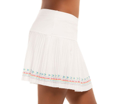 Юбка для девочки теннисная Lucky in Love Desert Vibes Sahara Pleated Skirt - white