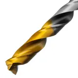 Сверло спиральное по металлу 8,5 x 117мм, Р6М5, Golden Tip, многогранная заточка Denzel — фото 3