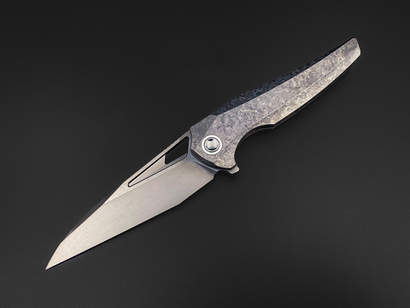 Складной нож Magpie M390 CrystalTi black DLC