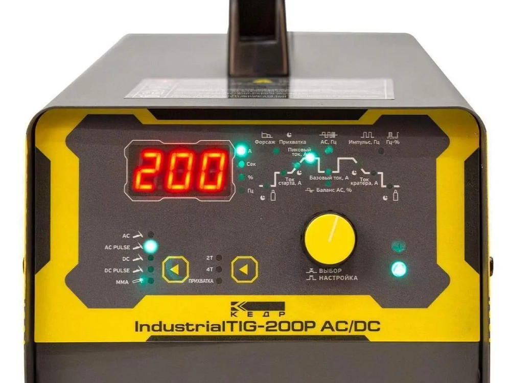 Установка аргонодуговой сварки КЕДР IndustrialTIG-200P AC/DC 8031614