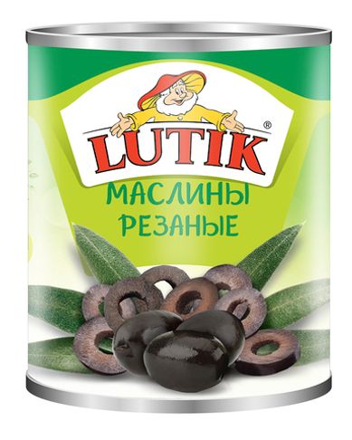 Маслины резаные Lutik, 3100 мл.