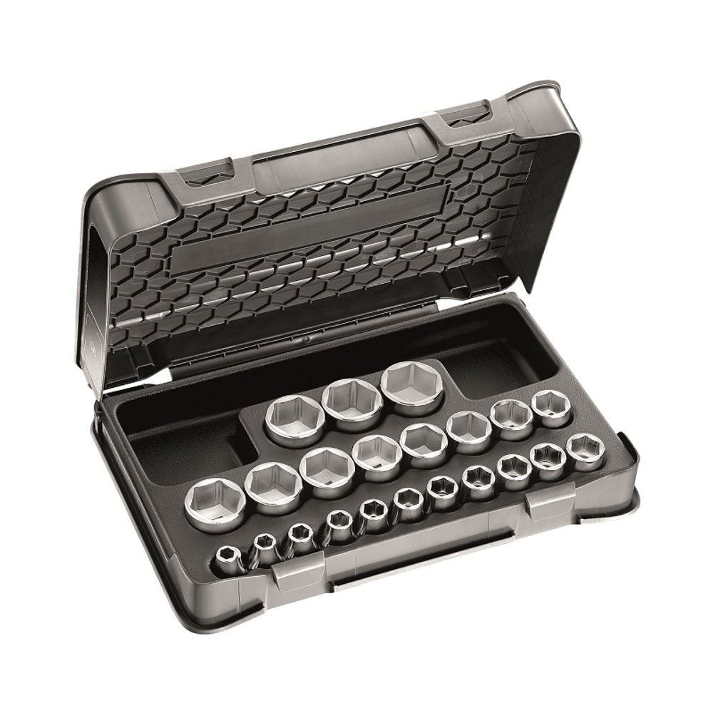 235 1/2 EN/C22 Набор из 22 шестигранных головок 1/2", в ящике, USAG (Италия)