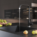 Смеситель для кухни 35к MIXLINE МЛ-ГС12 (ML-GS12) (343) антрацит высок. излив