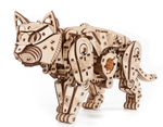 Сборная модель деревянная, конструктор 3D EWA Механический Кот (Кошка)