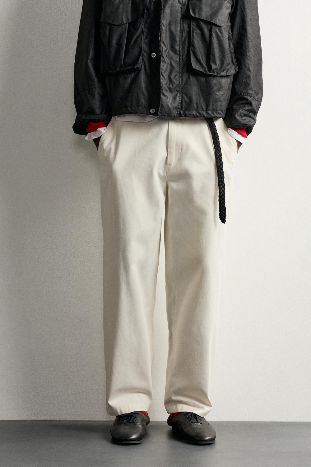 БРЮКИ-ЧИНОС REGULAR-FIT AARON LEVINE X ZARA — ZARA