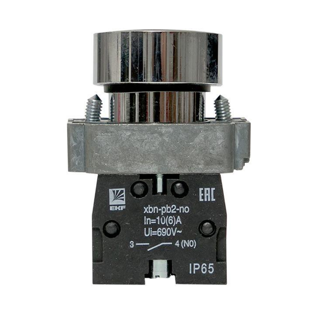 Кнопка BA21 черн. NO IP65 PROxima EKF xb2-ba21-65