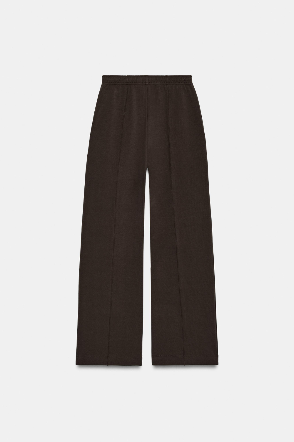 БРЮКИ ИЗ ИНТЕРЛОКА СО ШВАМИ — ZARA