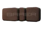 Тротуарная плитка Braer Классико, Коричневый, 60 мм