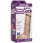 Реалистичная насадка. Харнесс Vac-U-Lock™ - 7 Realistic Perfect Erect Cock - Van