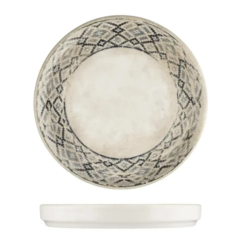 Тарелка с бортом d 19 см h2,3 см Rug By Bone Innovation [6]