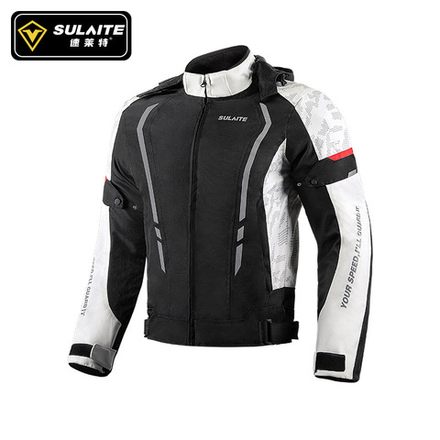 Мотокуртка SULAITE SLT0605 black-white S