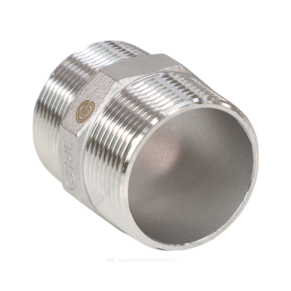 Ниппель сталь нерж Ду 15 (1/2") НР Benarmo