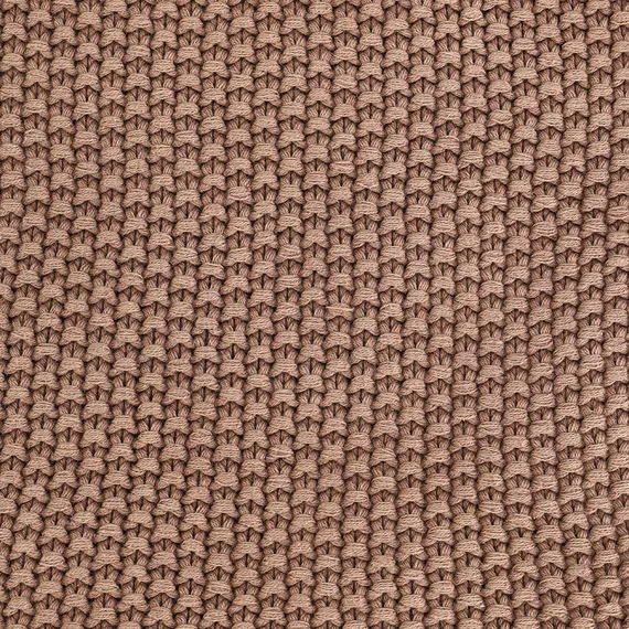 Плед из стираного хлопка цвета мокко из коллекции essential, 130x180 см