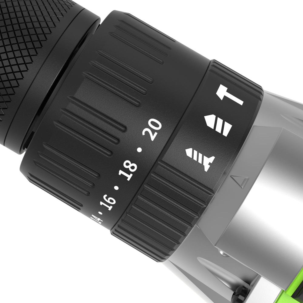 Дрель-шуруповерт ударная Greenworks GD24DD60, 24V, бесщеточная, 60Нм, без АКБ и ЗУ ,3704107