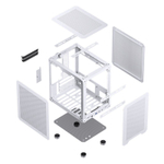 Корпус JONSBO C6, ITX, M-ATX, белый (без БП)